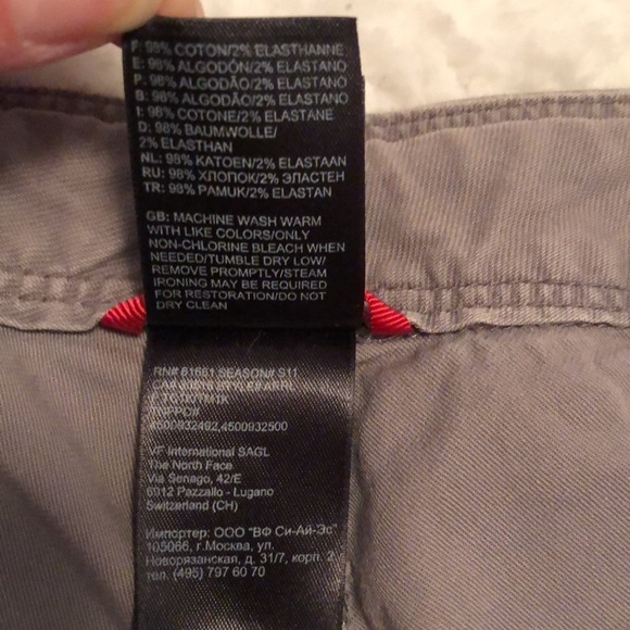 The North Face hiking Bermuda shorts, cotton, taupe, size 2 - Picture 6 of 9